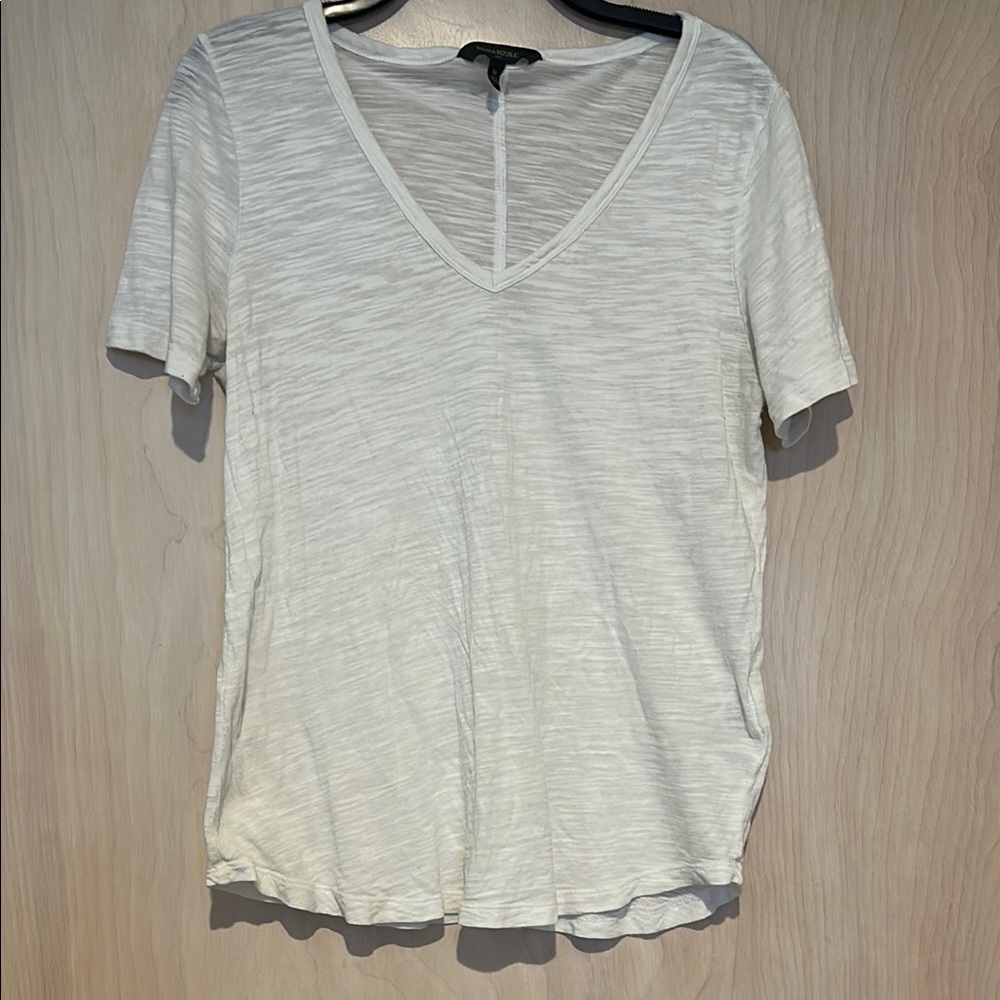 Banana Republic V-Neck White Top